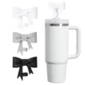 Silikon Schleife Strohhalm Abdeckung 10mm Staubstopfen für Becher süße Zubehör Hauptansicht - 3er Set - Kombination 3