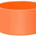 Orange silicone water bottle boot 9cm protective sleeve anti-slip bottle cover accessory - Orange