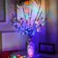 LED Zweige Licht batteriebetriebene dekorative Lichterkette für Wohnzimmer Schlafzimmer - Vierfarbiger Farbverlauf