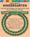 First day of kindergarten braided bracelet set, cute matching mother and child gift. - Kindergarten-4