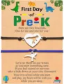 Back to school dinosaur bracelet set stainless steel cute gift for kids students jewelry - Pre-K-14