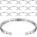 Close-up detail view of stainless steel inspirational engraved cuff bracelet texture. - Single Scripture Engraved Style 16