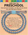 Back to school braided matching bracelets set for kids and friends, adjustable wish cord. - PRESCHOOL-8