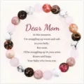Natural Stone Beaded Bracelet Mother's Day Gift Gemstone Jewelry For Women And Girls - Mother