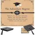 Graduation woven bracelet with compass charm and card gift for students and teachers perfect. - Stainless Steel Bracelet with Card and Box - 15