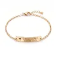 Stainless Steel Medical Alert ID Bracelet Custom Engraved Chronic Kidney Disease Jewelry Gift - Gold Chain - 40