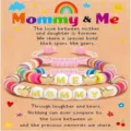 Mommy and me beaded bracelet set, colorful clay beads with letter charms for parent child matching. - Mommy & Me - 2