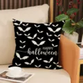 Federa per cuscino decorativo di Halloween con stampa pipistrello per divano casa. - 45x45cm / YAW58-3