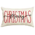 Weihnachten Kissenbezug dekorativ Leinen Kissenhülle für Sofa Bett Heimtextilien Deko - 30x50 cm (Nur Kissenbezug) / YM001-19