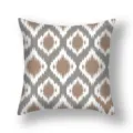 Geometric printed throw pillow cover, peach skin velvet breathable cushion for sofa home decor - 21DM5(8)