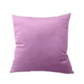 Solid color short plush throw pillow cover, soft minimalist sofa cushion case for home decor. - Violet (Thickened Flannel)