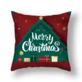 Christmas throw pillow cover red green holiday home sofa cushion decorative case 45x - 45x45cm (Single Cover) / 22DM6-9