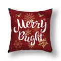 Christmas throw pillow cover red decorative square cushion case for holiday sofa home - 45x45cm (Single Cover) / 22DM6-11