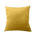 Solid gold velvet pillow cover short plush cushion case modern minimalist home decor. - Mustard Yellow (Thickened Flannel)