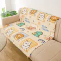 Cute cartoon print pet mat and sofa cushion, soft quilted fabric for all seasons use. - XS (Length * Width 50*50cm) / Animal World