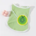 Schattig kiwi fruit huisdier hond vest zomer kattenkleding ademend groene huisdierkleding stijl - S (Aanbevolen gewicht 1.5-2.5kg) / Schattige kiwi