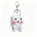 Handmade crochet tooth keychain cute knitted plush bag pendant fluffy cartoon accessory - Small Tooth Keychain