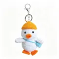 Handmade crochet duck keychain cute plush doll bag pendant for students and gifts - Backpack Duck Keychain