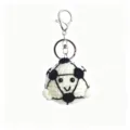 Handmade crochet knitted football doll keychain cute bag pendant for student gifts. - Smiley Face Soccer Keychain