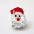 Handgemachte gehäkelte Weihnachtsmann Puppe Weihnachtsbaum Deko niedliche Mini Strickfigur - Weihnachten Bärtiger Weihnachtsmann Halloween M Karte