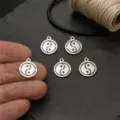 Stainless Steel Yin Yang Tai Chi Pendants DIY Jewelry Making Charms and Necklaces - Tai Chi Pendant