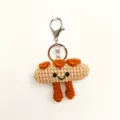 Handmade crochet doll keychain cute bag charm plush pendant funny student gift accessories - Cloud Pendant
