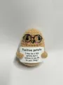 Handgefertigte gehäkelte positive Kartoffel Puppe mit Brille, süßes emotionales Geschenk. - Khakifarbene Kartoffel mit Rouge und Brille