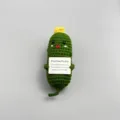 Handgemachte gehäkelte Gurke Puppe mit inspirierender Motivationskarte, süßes emotionales Geschenk. - Gurke mit gelber Blüte [Grün 1]