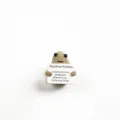 Handgearbeitete Häkel-Positive-Kartoffel Puppe mit Motivationsschild, süßes Plüschspielzeug - 5 cm beige Kartoffel mit Karte