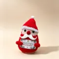 Handmade crochet Santa Claus doll cute Christmas knitted ornament holiday gift decoration - Santa Claus
