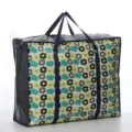 Grande borsa di custodia impermeabile con motivo floreale e manici robusti per vestiti. - 70*55*25cm / Girasole Nero