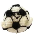 Handcrafted crochet plush toy cute animal doll funny creative knitting gift home decoration item - Football