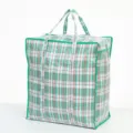 Grande borsa portaoggetti in tessuto PP impermeabile borsa per trasloco pieghevole - 35*40*20 cm / Verde
