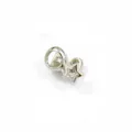 Hip hop silver pentagram tooth grillz fashion hollow dental jewelry for party cosplay - Silver