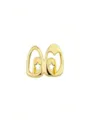 Gold plated hiphop grillz teeth cap hollow star tooth jewelry accessory detail view showcase - With Packaging Teething Gel Tweezers / Gold