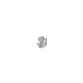 Hip-hop dollar sign grillz single tooth bling zircon silver grillz accessory SKU detail - Dollar Sign / Silver