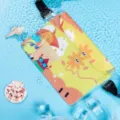 Waterproof phone pouch with cute summer cartoon fruit print, clear beach waist bag design. - 22*15cm / Style 1