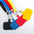 Set variante colorata di patch per cordino per cellulare universale da tracolla - Cordino per telefono con patch colorata