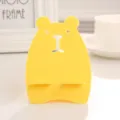Yellow Bear Phone Stand PP Plastic Desktop Lazy Holder Cute Mobile Phone Base Variant - Little Bear Yellow