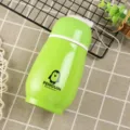 Tazza Termica Pinguino Verde Borraccia Acciaio Inossidabile Carina Bottiglia Variante - 300ml / Verde