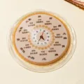 Portable TCM meridian cooling gel pad for summer physical cooling and health care relaxation. - Round / TCM Chart