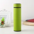Green stainless steel vacuum insulated tumbler for daily office and travel hydration use. - Green