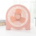 Ventilatore USB da tavolo rosa da 7 pollici per ufficio e dormitorio, silenzioso. - 20*18cm / Rosa Semplice