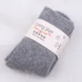 Graue Wollwollsocken für Damen und Herren, winterliche, dicke Thermosocken für warme Füße. - Passend für Größe 38-40 / Mittelgrau