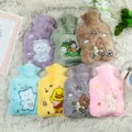 Borsa acqua calda in peluche con simpatici disegni di animali, spessa e calda per l'inverno. - 17x11cm / Motivo a Cartoni Animati