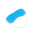 Blauwe PVC gel ijskoelende oogmasker warme en koude kompres rustgevende slaapooglap - 18*7,5 cm