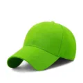 Gruene Acryl Baseballkappe fuer Sonnenschutz im Freien Standard Hauptansicht Praesentation - Einheitsgröße / Fluoreszierendes Grün