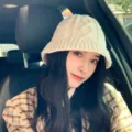 Women winter warm chunky knit bucket hat, casual solid color cozy knitted fisherman cap. - M (56-58cm) / Beige
