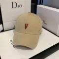 Beige baseball cap for women, trendy streetwear sun hat with stylish embroidery. - Adjustable / Khaki