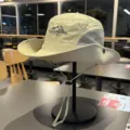 Outdoor sun protection bucket hat with breathable mesh and adjustable windproof chin strap. - Mesh Quick-Dry - Khaki